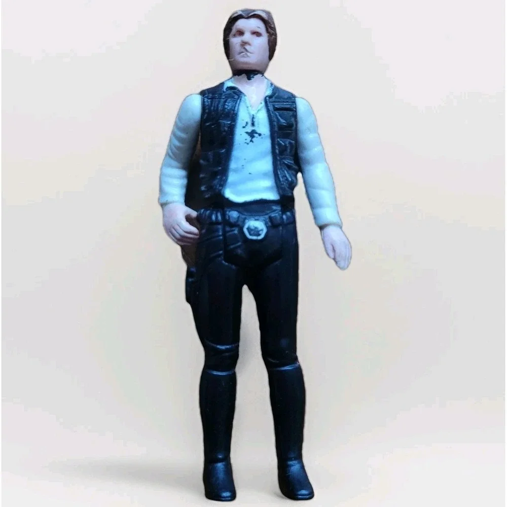 Vintage‎ Star Wars 1977 Han Solo Small Head Original Kenner Action Figure